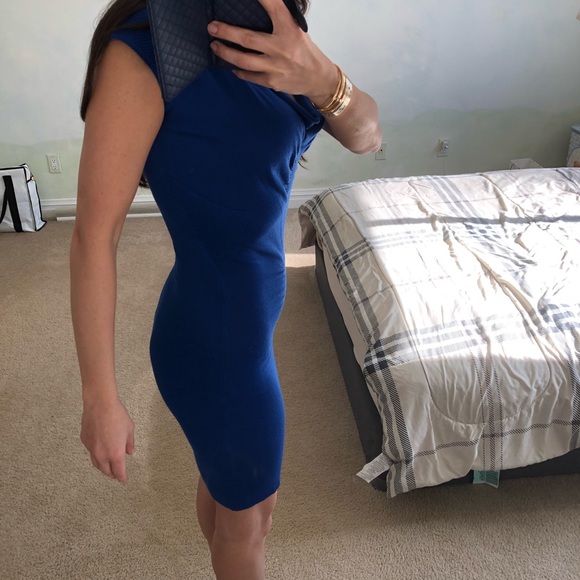 Max Studio Royal Blue Knit Dress - Picture 6 of 6